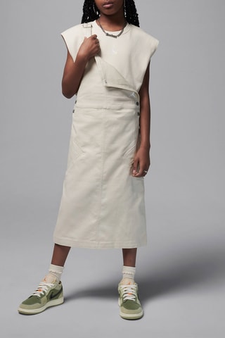 Vestido peto vaquero -  Marrón claro - Jordan