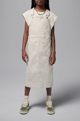 Vestido peto vaquero -  Marrón claro - Jordan