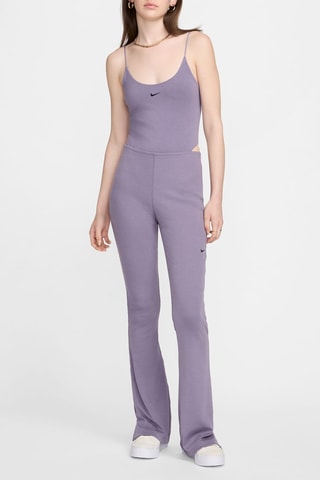 Body tanga Nike Sportswear Chill Knit - Violeta