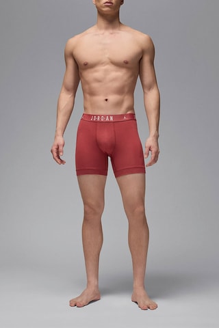 3 bóxers de baloncesto - Rojo y negro