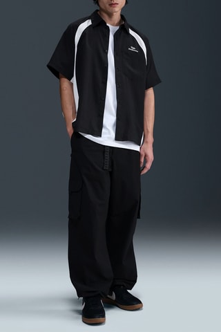 Chemise oversize de skateboard - Noir et blanc - Nike
