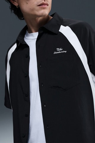 Chemise oversize de skateboard - Noir et blanc - Nike