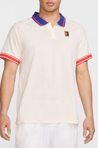 Polo slim fit de tenis - Marfil - Nike