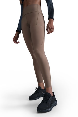 Leggings de running de tiro alto - Marrón - Nike