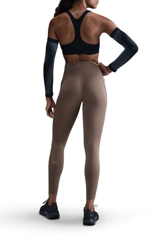 Leggings de running de tiro alto - Marrón - Nike