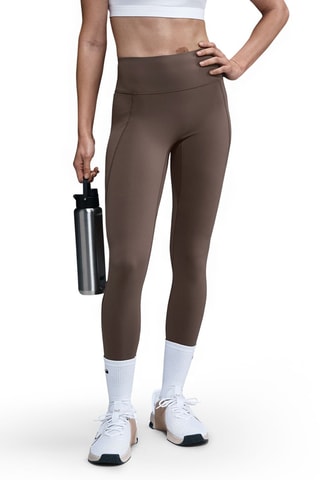 Leggings deportivos de tiro alto - Marrón - Nike