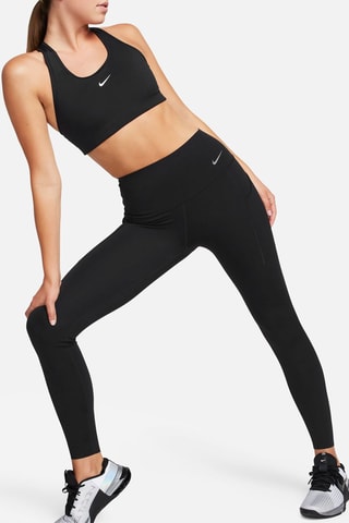 Leggings de fitness de tiro alto - Negro