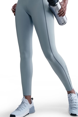 Leggings de entrenamiento de tiro alto - Celeste