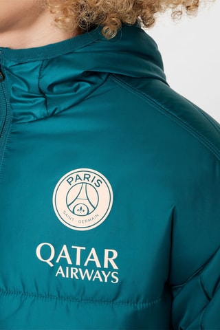 Doudoune longue de football Paris Saint-Germain - Bleu canard - Nike