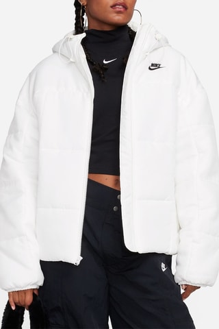 Anorak con capucha Nike Sportswear Classic Puffer - Blanco