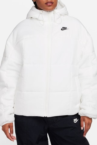 Anorak con capucha Nike Sportswear Classic Puffer - Blanco