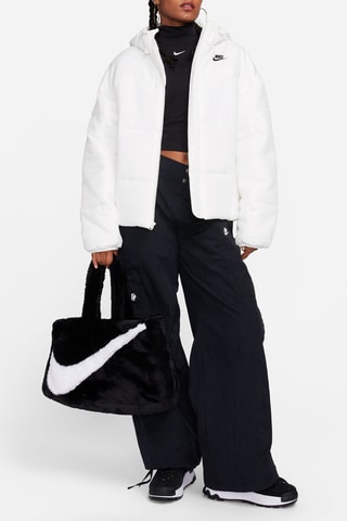Anorak con capucha Nike Sportswear Classic Puffer - Blanco
