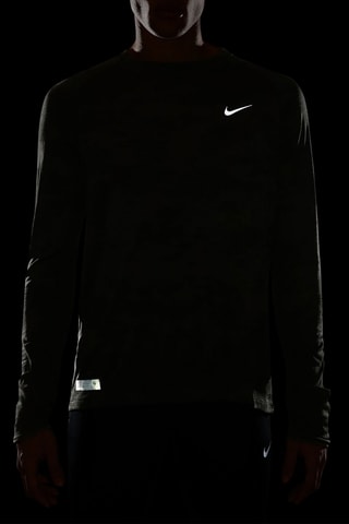 T-shirt de running - Vert olive - Nike