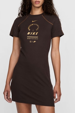 Vestido camiseta regular fit Sportswear - Marrón - Nike