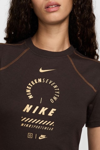 Vestido camiseta regular fit Sportswear - Marrón - Nike