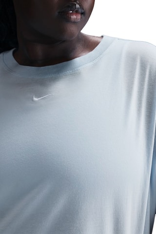 Camiseta ancha de algodón orgánico - Azul claro - Nike