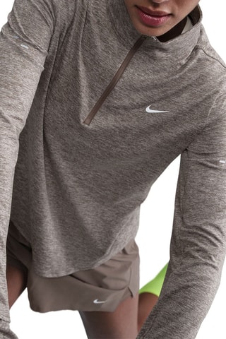 Camiseta de running - Gris jaspeado - Nike