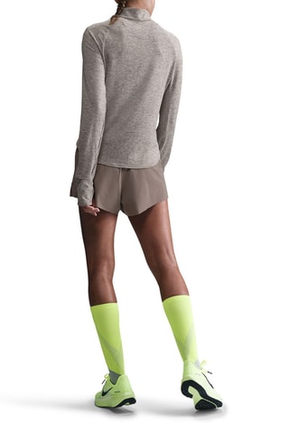 Camiseta de running - Gris jaspeado - Nike