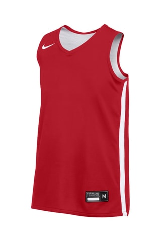 Maillot de basketball réversible - Blanc et rouge - Nike