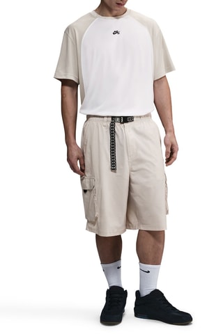 T-shirt de skateboard - Blanc et beige - Nike