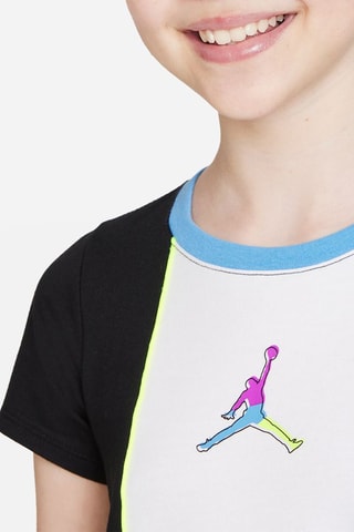 Vestido camiseta - Negro y blanco - Jordan