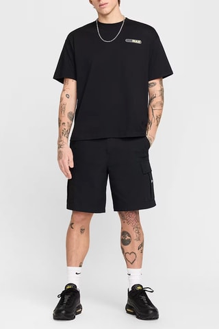 Camiseta ancha - Negro