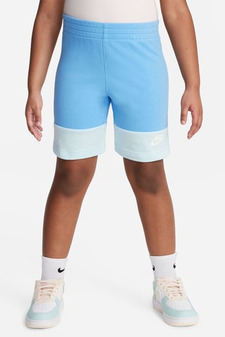 T-shirt et short de fitness - Bleu clair et beige - Nike