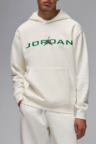 Sudadera polar con capucha - Blanco