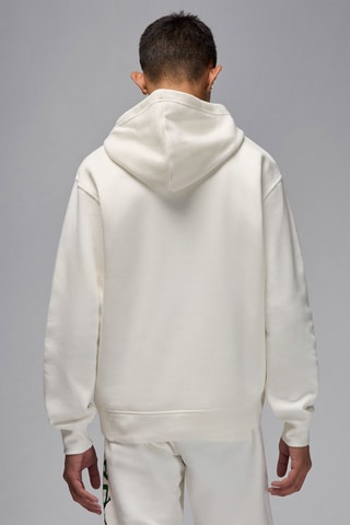 Sudadera polar con capucha - Blanco