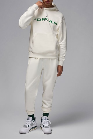 Sudadera polar con capucha - Blanco