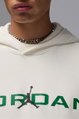 Sudadera polar con capucha - Blanco