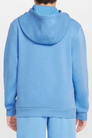 Sudadera polar con capucha - Azul claro