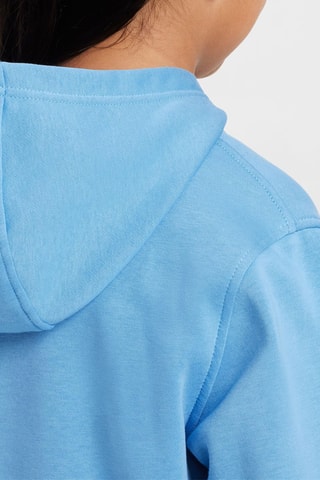 Sudadera polar con capucha - Azul claro