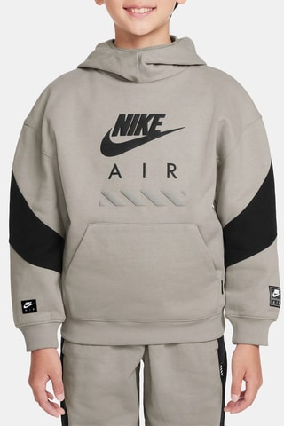 Sudadera polar - Gris claro y negro - Nike