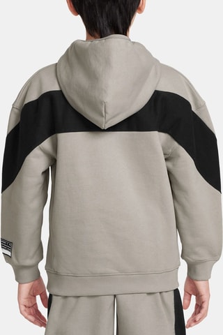 Sudadera polar - Gris claro y negro - Nike