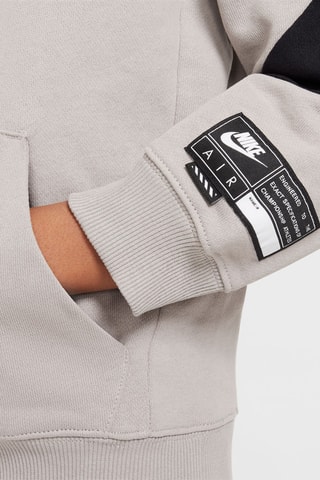 Sudadera polar - Gris claro y negro - Nike