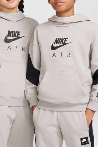 Sudadera polar - Gris claro y negro - Nike