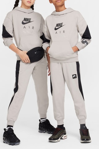 Sudadera polar - Gris claro y negro - Nike