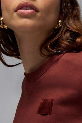 Sudadera polar corta - Marrón