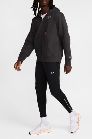 Sweat de running à capuche Kenya - Gris foncé