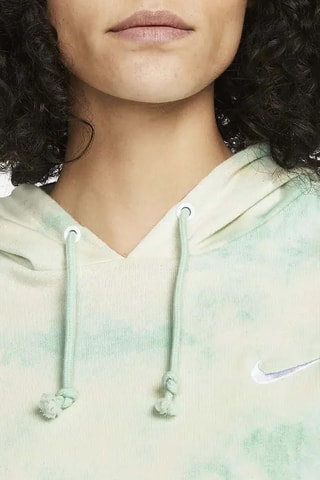 Sudadera tie-dye Nike mini swoosh - Verde agua
