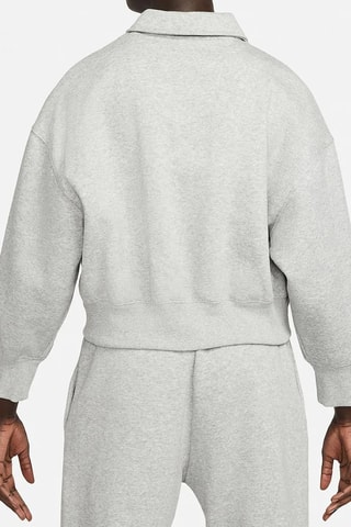 Sudadera Nike mini swoosh - Gris claro jaspeado