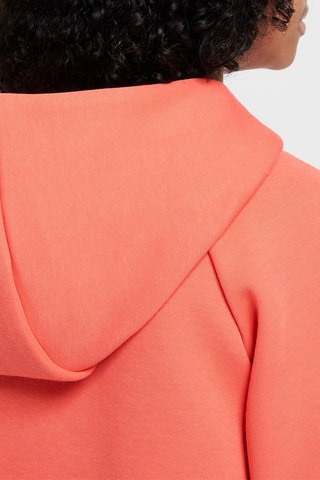 Sweat polaire à capuche - Corail et noir - Nike