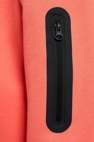 Sweat polaire à capuche - Corail et noir - Nike