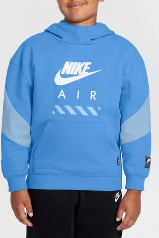 Sweat polaire à capuche - Ciel - Nike