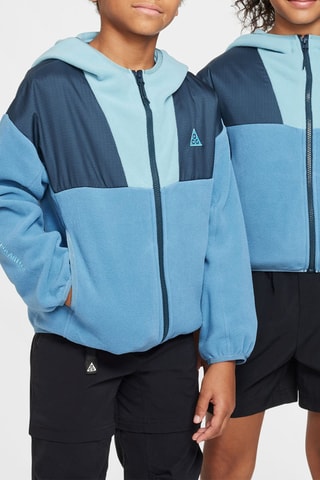 Sudadera polar con capucha - Azul -­ Nike