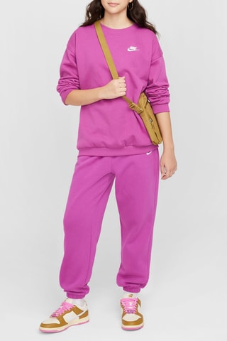 Sweat polaire - Fuchsia et blanc - Nike