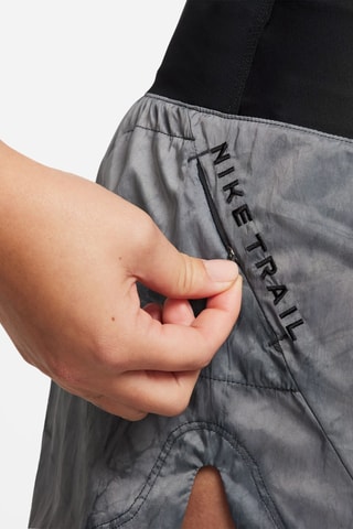 Short de running - Gris claro y negro - Nike