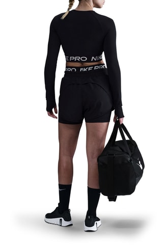 Short 2en 1 de tiro alto - Negro - Nike