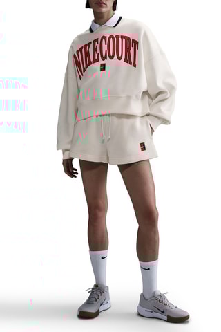 Short polar de tiro alto - Marfil - Nike